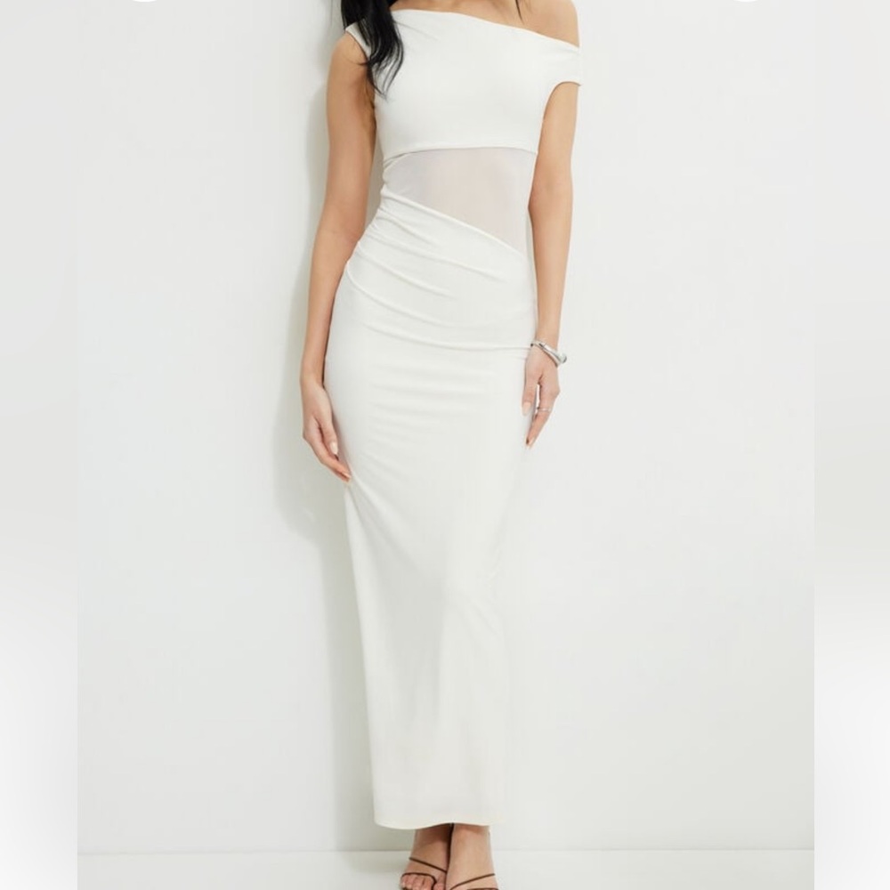 Dynamite NWT sheer sculpt maxi dress